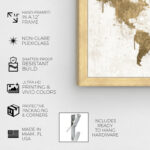 " Mapamundi White Gold " - Image 4