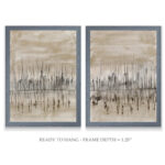 " Marshline Reflection I " by Vincent Van Gogh 2 - Pieces - Image 3