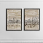 " Marshline Reflection I " by Vincent Van Gogh 2 - Pieces - Image 5