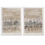 " Marshline Reflection I " by Vincent Van Gogh 2 - Pieces - Image 6