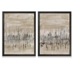 " Marshline Reflection I " by Vincent Van Gogh 2 - Pieces - Image 7
