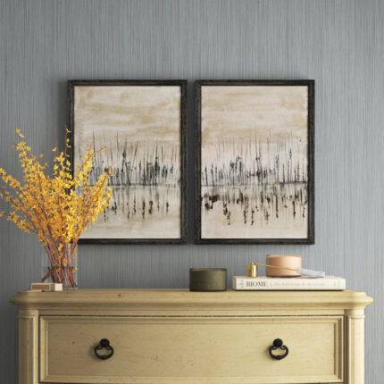 ” Marshline Reflection I ” by Vincent Van Gogh 2 – Pieces - Chic Decora