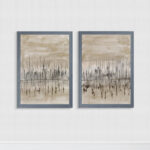 " Marshline Reflection I " by Vincent Van Gogh 2 - Pieces - Image 2