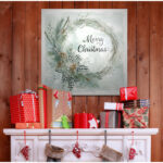 " Merry Christmas Pine Wreath " - Image 4