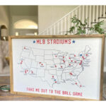 " Mlb Stadium Map "