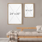 " Monochromatic Gradient Abstract Minimalist Gray " 2 - Pieces - Image 3