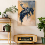 " Mood Indigo III " Painting Print - Image 5