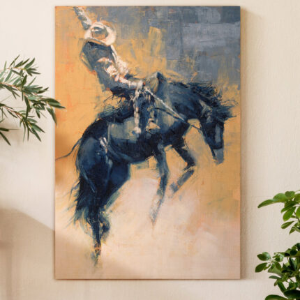 ” Mood Indigo III ” Painting Print - Chic Decora