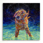 " Moonlight Swim " by Iris Scott - Image 3