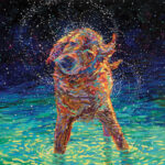 " Moonlight Swim " by Iris Scott - Image 8