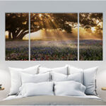 " Morning Meadow Sunrise " 3 - Pieces - Image 2