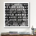 " Mother Teresa Quote " by Unknown Artist