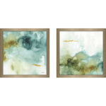 " My Greenhouse Abstract IV " 2 - Pieces - Image 3