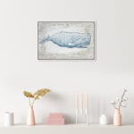 " Nautical And Coastal Blue Whale, Coastal Blue " by Oliver Gal - Image 2