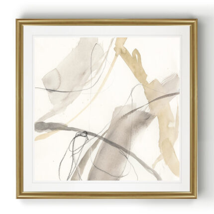 ” Neutral Momentum II ” Painting Print - Chic Decora