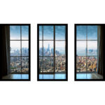 " New York City Window " 3 - Pieces - Image 8