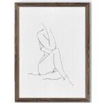 " Nude Contour Sketch I " by Paul Cezanne - Image 7