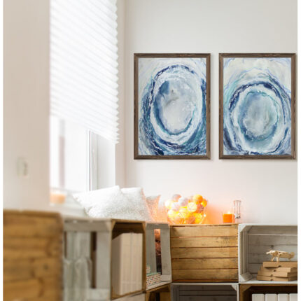 ” Ocean Eye I ” by Renee Stramel 2 – Pieces - Chic Decora