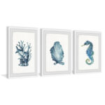 " Ocean Gems Triptych " 3 - Pieces - Image 6