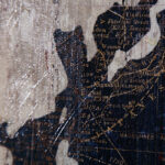 " Old World Map Blue " by Avery Tillmom - Image 3