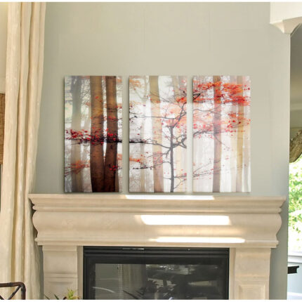 ” Orange Awakening ” 3 – Pieces - Chic Decora