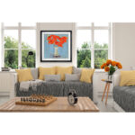 " Orange Poppy Impression I " - Image 3