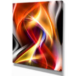 " Ornament Gray - Abstract Canvas Wall Art Print 4 Piece Set " - Image 6