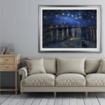 " Over The Rhane " by Vincent Van Gogh