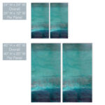 " Oversized Abstract " by Tristan Scott 2 - Pieces - Image 5