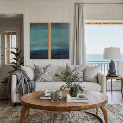 ” Oversized Abstract ” by Tristan Scott 2 – Pieces - Chic Decora