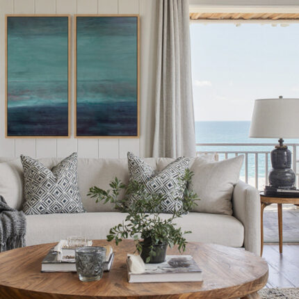 ” Oversized Abstract ” by Tristan Scott 2 – Pieces - Chic Decora