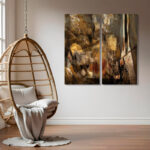 " Oversized Abstract " by Tristan Scott 2 - Pieces - Image 4