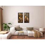 " Oversized Abstract " by Tristan Scott 2 - Pieces - Image 8