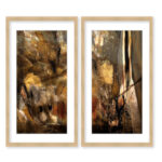 " Oversized Abstract " by Tristan Scott 2 - Pieces