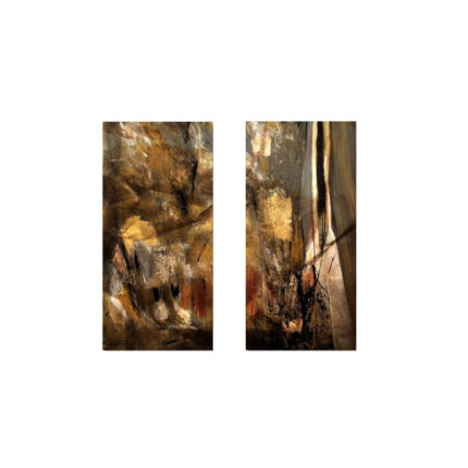 ” Oversized Abstract ” by Tristan Scott 2 – Pieces - Chic Decora