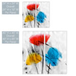 " Painted Petals III-B Set " by Tristan Scott 2 - Pieces - Image 3