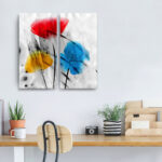 " Painted Petals III-B Set " by Tristan Scott 2 - Pieces - Image 4