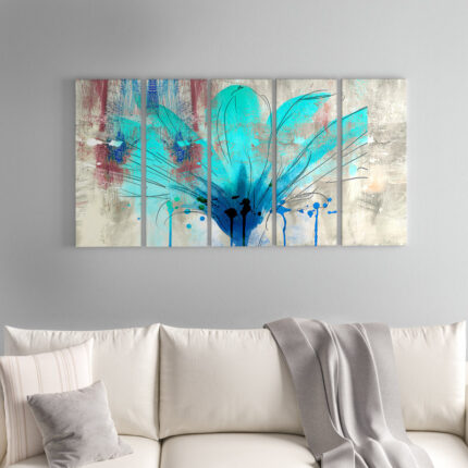 ” Painted Petals LII ” by Tristan Scott 5 – Pieces - Chic Decora