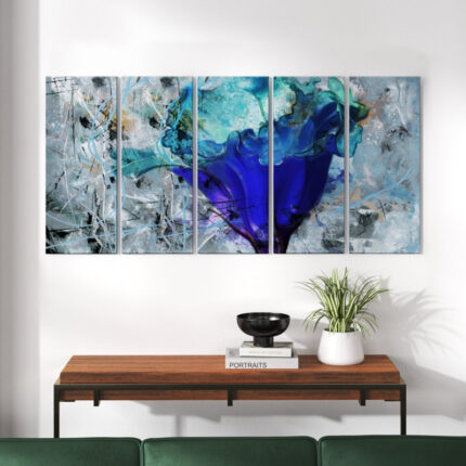 ” Painted Petals LX ” by Tristan Scott 5 – Pieces - Chic Decora