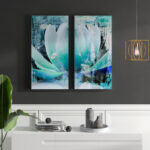 " Painted Petals XXIV " by Tristan Scott 2 - Pieces