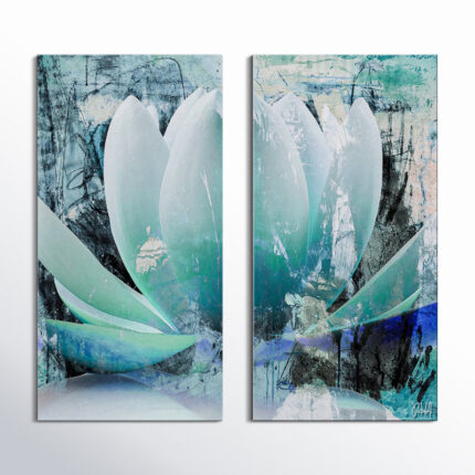 ” Painted Petals XXIV ” by Tristan Scott 2 – Pieces - Chic Decora