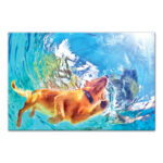 " Painted Underwater Dog " - Image 4