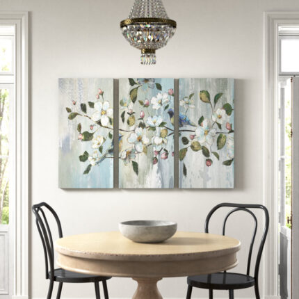 ” Painterly Spring ” 3 – Pieces - Chic Decora