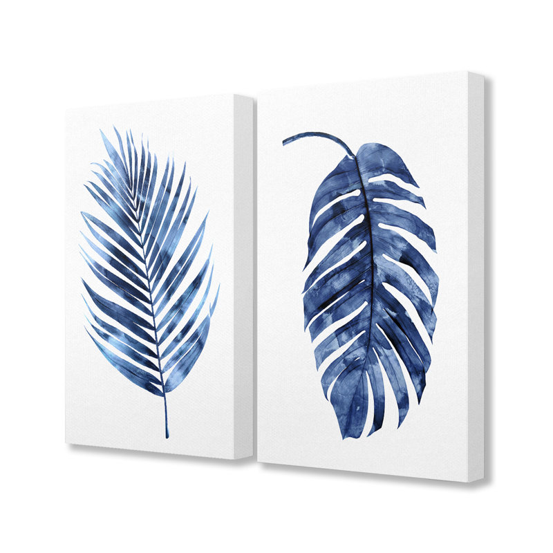 ” Palm Frond Plant Duo ” 2 – Pieces - Chic Decora