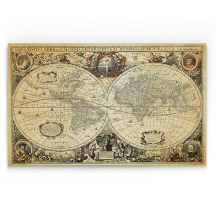 ” Parchment Treasue Map “ - Chic Decora