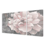 " Pastel Pink Peony " 3 - Pieces