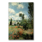 " Path Through The Poppies " by Claude Monet