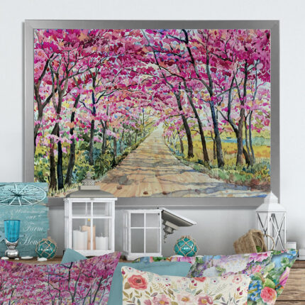 ” Path To The Enchanted Pink Forest “ - Chic Decora