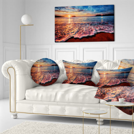 ” Peaceful Evening Beach View “ - Chic Decora