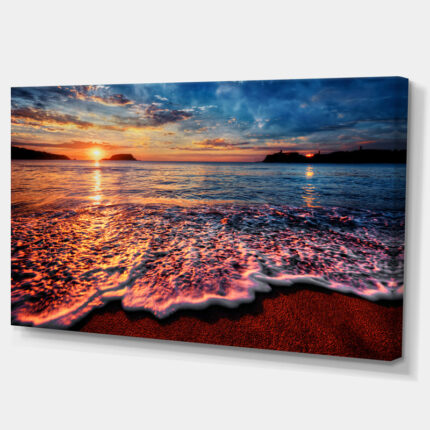 ” Peaceful Evening Beach View “ - Chic Decora